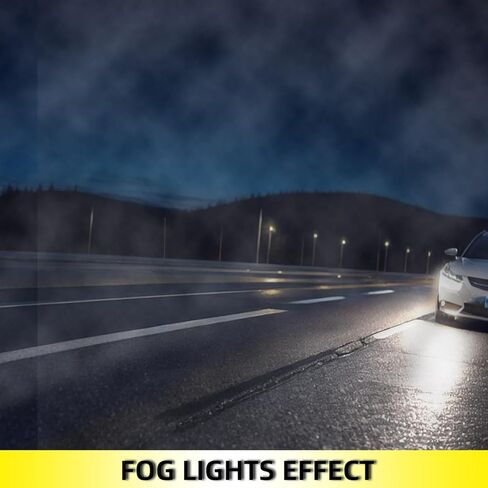 Headlight Bulbs Fit For Nissan Titan 2017-2019, 9005 H11 High Low Beam H11 Fog Lights Combo, Super Bright 5500K White Light High Performance Halogen Light Bulbs, 6PCS in Saudi Arabia