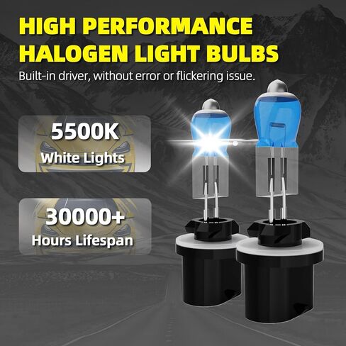Headlight Bulbs Fit For Nissan Titan 2017-2019, 9005 H11 High Low Beam H11 Fog Lights Combo, Super Bright 5500K White Light High Performance Halogen Light Bulbs, 6PCS in Saudi Arabia