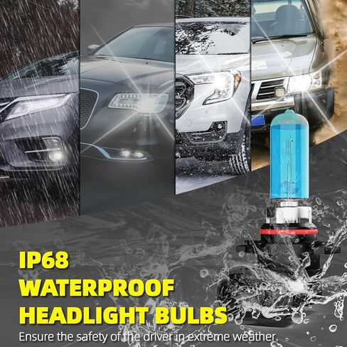 Headlight Bulbs Fit For Nissan Maxima 2008, 9005 9005 High Low Beam Combo, 5500K White Light Super Bright High Performance Halogen Headlight bulb, 4PCS in Saudi Arabia
