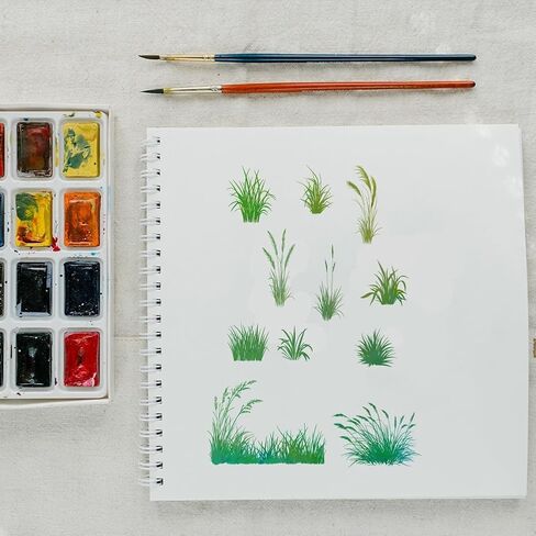 Grass Silhouette Clear Stamps for DIY Scrapbooking Plants Silicone Stamp Seals Transparent Stamps for Cards Making Photo Album Journal Home Decoration 5.91×5.91inch in Saudi Arabia