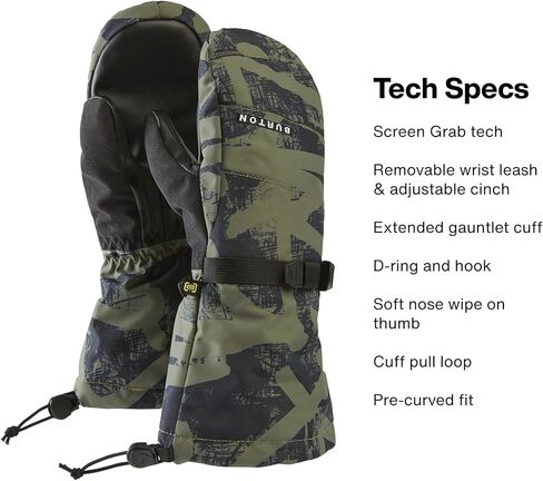 Burton Kids' Gore-TEX Snowboard & Ski Waterproof Mittens in Saudi Arabia