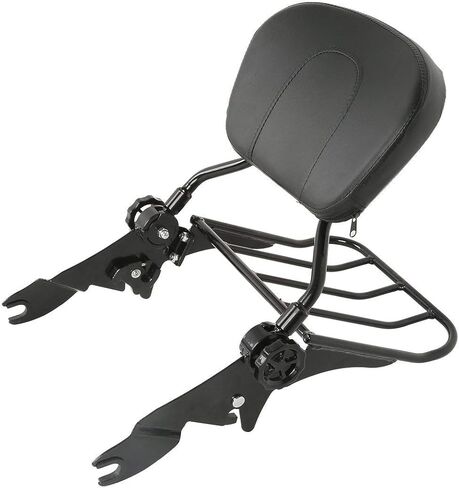TCMT Detachable Stealth Backrest Sissy bar & Luggage Rack Fits For Harley Touring Road King Street Glide Road Glide 2009-2025 Electra Glide 2009-2022 Ultra Limited 2014-2019 Ultra Classic 2009-2013 in Saudi Arabia