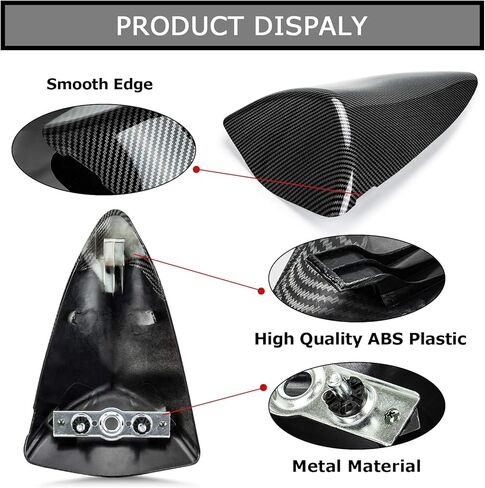 PSLER Cowl Rear Seat Cover Rear Seat Fairing Cover for ZX6R 2007 2008(Carbon) in Saudi Arabia