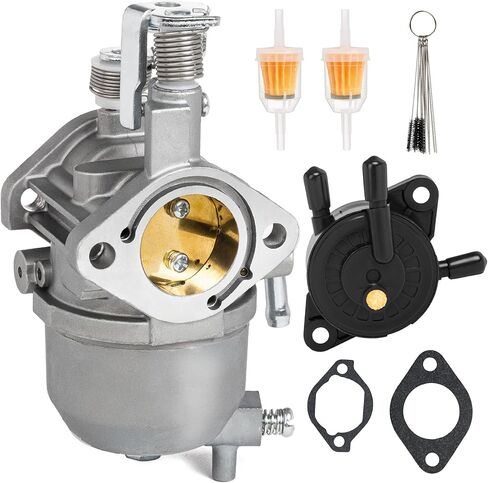 BlueStars Carburetor Kit for Kawasaki 13HP FJ400D Engine - Compatible with EZGO RXV 2008-Up, TXT 2010-2015, Valor 2010-2014 - Includes Fuel Pump - Replaces OEM 607954, 808656, 602061, 72873G01 in Saudi Arabia