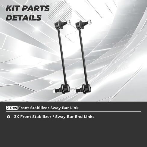 Front Stabilizer Sway Bar End Link Compatible with Toyota Sienna 2004 2005 2006 2007 2008 2009 2010 2 Set K80249，4882008020 in Saudi Arabia
