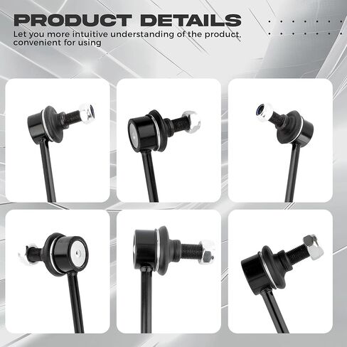 Front Stabilizer Sway Bar End Link Compatible with Toyota Sienna 2004 2005 2006 2007 2008 2009 2010 2 Set K80249，4882008020 in Saudi Arabia