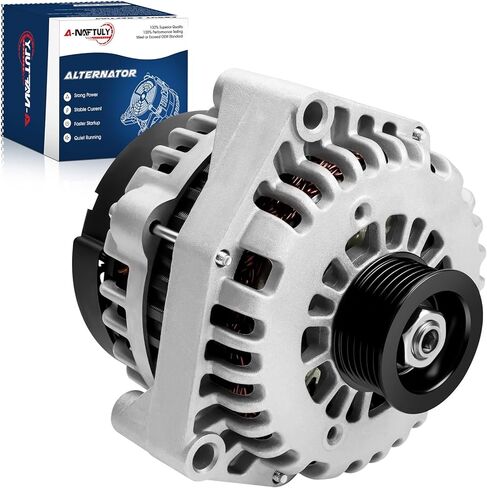 Alternator Fits for 1999-2005 Chevy Silverado 1500 2500 3500 Tahoe Avalanche Express GMC Sierra Yukon Savana Envoy, 4.3 5.3 6.0 8.1L, High Output Alternator, 145A, Replace# 40012204 ADR0290 in Saudi Arabia