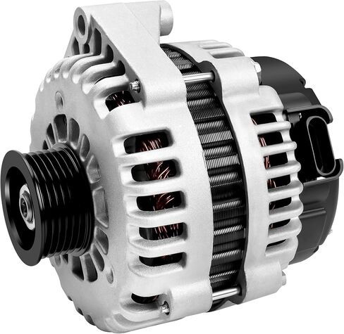 Alternator Fits for 1999-2005 Chevy Silverado 1500 2500 3500 Tahoe Avalanche Express GMC Sierra Yukon Savana Envoy, 4.3 5.3 6.0 8.1L, High Output Alternator, 145A, Replace# 40012204 ADR0290 in Saudi Arabia