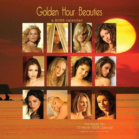Golden Hour Beauties 2026 Nude Photography Wall Calendar in Saudi Arabia
