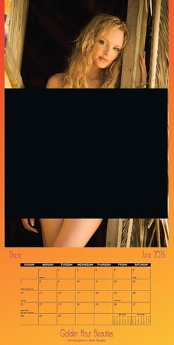 Golden Hour Beauties 2026 Nude Photography Wall Calendar in Saudi Arabia