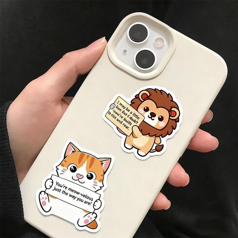 103pcs Inspirational Emotional Support Stickers, Motivational Vinyl for Adults Kids, Positive Quote Stickers for Water Bottles, Laptops, Phones in Saudi Arabia