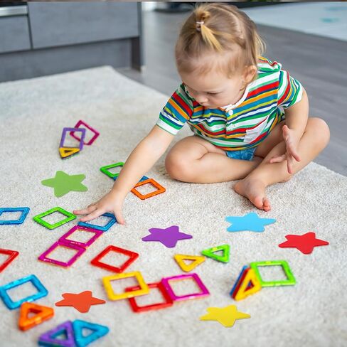 45PCS Carpet Spots for Classroom,Pentagram Carpet Dots for Classroom, 4 in Carpets Stickers, Used in Classrooms, Gyms, Houses, Offices and Various Places During Gameplay, 9 Colors in Saudi Arabia