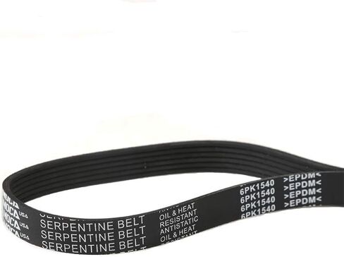 6PK1540 Serpentine Belt fit 1998-2002 for Toyota Corolla 1.8L, 2001-2006 for BMW X5 & 330Ci 3.0L, 2002-2005 for BMW 320i 2.2L, 1998-2000 for Chevrolet Prizm 1.8L, 1993 for Asuna Sunfire 1.8L in Saudi Arabia