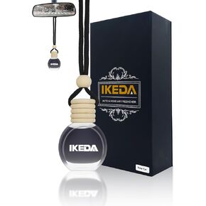 معطرات هواء السيارة للرجال | معطر جو 10 مل | ناشر عطر قوي معلق بتقنية إزالة الروائح | اكسسوارات السيارات | معطرات الجو برائحة السيارة من إيكيدا (مربع، سيارة جديدة) in Kuwait