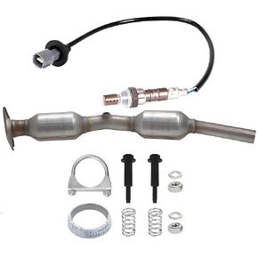 Catalytic Converter and Oxygen O2 Sensor Compatible with Toyota Prius 2004 2005 2006 2007 2008 2009 1.5L L4 Replaces 16337 (EPA Compliant) in Kuwait