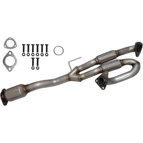 Stainless Steel Flex Y Pipe Catalytic Converter EPA Compliant Direct Fit Replacement Exhaust Repair Kit W/Gaskets Compatible with 2009-2023 Nissan Maxima 3.5L V6 Platinum, S, SL, SR, SV - ONExhaust in Saudi Arabia