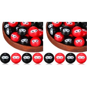 20 Pieces Ninja Stress Relief Balls Sensory Stress Balls Bulk for Kids and Adults PU Squeeze Stretchy Soft Relief Fidget Toy for Carnival Reward Party Bag Xmas Gift in Kuwait