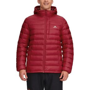 Puffer Jacket Men Hooded Mens Winter Jacket Packable Mens Lightweight Down Jacket Thermal Puffy Winter Coat Insulated in Saudi Arabia