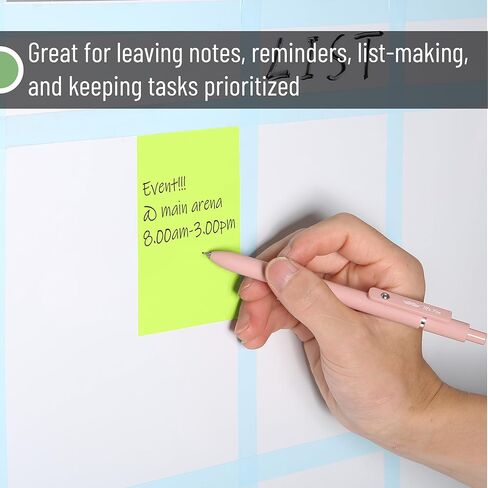 Mr. Pen Sticky Notes, 3'x4', 6 Pads, Multicolor, 360 Sheets, Reusable Without Residue in Saudi Arabia