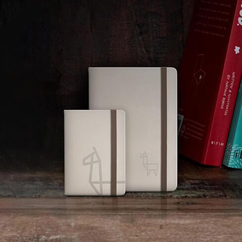 ETCHR Miniature Sketchbook – Mixed Media 100% Cotton Cold-Press Paper, Lay-Flat Binding, Hardbound Vegan-Friendly PU Leather Cover (A8 Portrait - 2 x 2.9 Inch) in Saudi Arabia