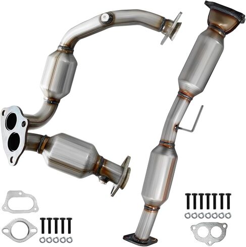 Front Rear Catalytic Converter Compatible with Ford Ranger 2001-2003 4.0L V6(OEM/OBD-Ⅱ Replacement Catalytic Convertor) in Kuwait