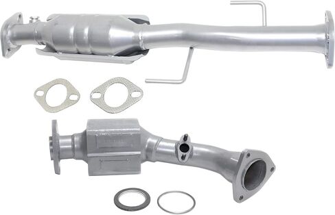 Garage-Pro Front and Rear 2-PC Direct-Fit Catalytic Converter Kit Replacement for Toyota 4Runner 2001-2002 3.4L 5VZ-FE, RWD, Undercar, With Threaded O2 port 46-State Legal in Saudi Arabia