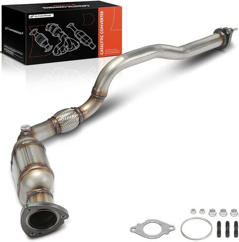 A-Premium Front Catalytic Converter with Gasket Kit Direct-Fit Compatible with Chevrolet Equinox 2008-2009 & Suzuki XL-7 2007-2009 & Pontiac Torrent 2008-2009 & Saturn Vue, 3.6L, E.P.A. Compliant in Saudi Arabia
