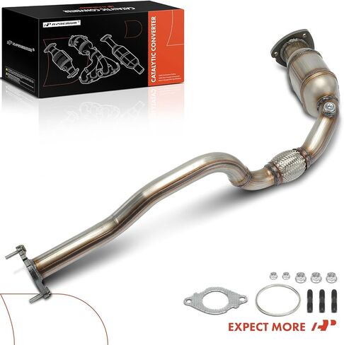 A-Premium Front Catalytic Converter with Gasket Kit Direct-Fit Compatible with Chevrolet Equinox 2008-2009 & Suzuki XL-7 2007-2009 & Pontiac Torrent 2008-2009 & Saturn Vue, 3.6L, E.P.A. Compliant in Saudi Arabia