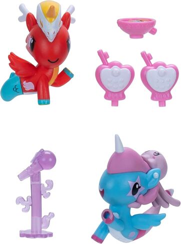 Jazwares Mermicorno: Starfall Octokyo Playset - 2 Mermicorno Figures, 4 Accessories, 3 Areas of Play - Ages 5+ - Officially Licensed Product in Saudi Arabia