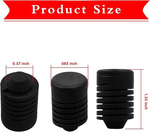 ijuicy 2 PCS Hood Stop Rubber Bumpers, Hood Stop Bumper Buffer Rubber Block, OEM: 90541-15019 Replacement Parts, Compatible with Teana Sunny Bluebird Tiida Sylphy and More (Black) in Saudi Arabia
