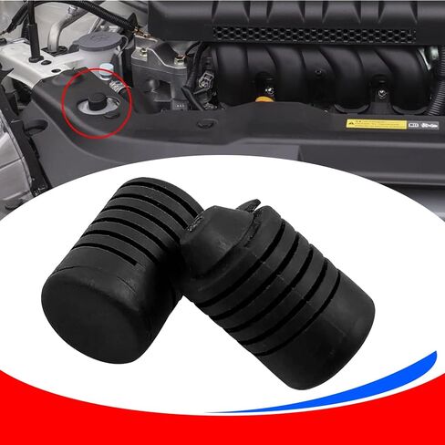 ijuicy 2 PCS Hood Stop Rubber Bumpers, Hood Stop Bumper Buffer Rubber Block, OEM: 90541-15019 Replacement Parts, Compatible with Teana Sunny Bluebird Tiida Sylphy and More (Black) in Saudi Arabia