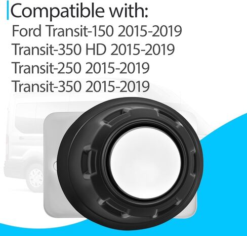 Rear Cargo Door Bumper Outer Support and Stop Cover Compatible with Ford Transit-150 250 350 350 HD 2015-2019 Replace BK3Z-61247A64-C BK3Z16758AC, Rear Door Reinforcement Holder in Saudi Arabia