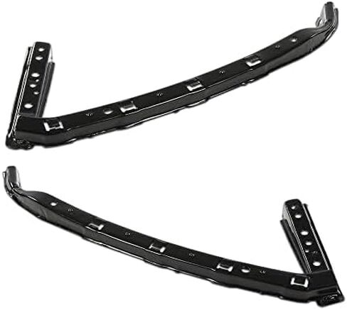 G-PLUS Front & Rear Painted Bumper Fillers 11Pcs ABS Plastic Bumper Fillers Vehicle Set Compatible With 1979-1985 Cadillac Eldorado, Black in Saudi Arabia