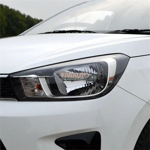 Compatible For Kia Pegas 2017 2018 2019 Headlamp Cover Car Headlight Lens Glass Replacement Clear Front Lamp Auto Shell(1 Pcs Left Side) in Saudi Arabia