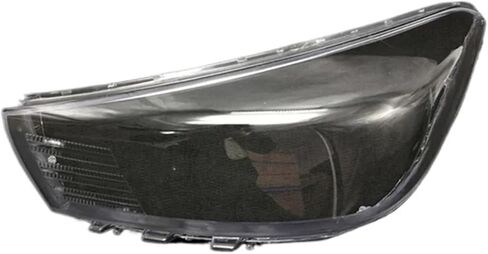 Compatible For Kia Pegas 2017 2018 2019 Headlamp Cover Car Headlight Lens Glass Replacement Clear Front Lamp Auto Shell(1 Pcs Left Side) in Saudi Arabia