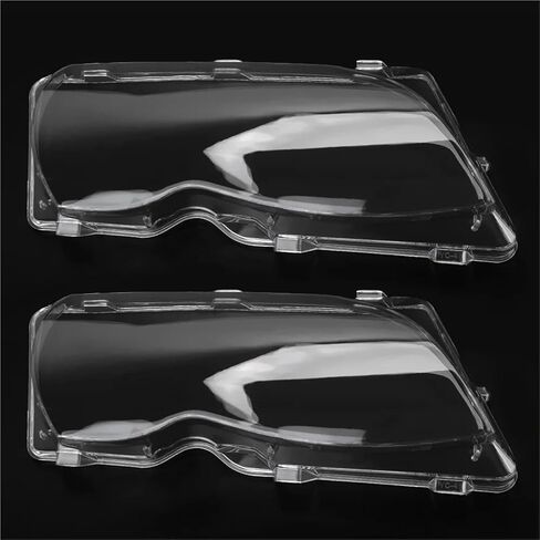 Compatible For BMW E46 Serie 3 4Door 2002-2005 Car Headlight Covers Lampshade Headlamp Shell Guards Housing Automobile Accessories(Left) in Saudi Arabia