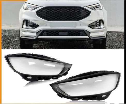 Compatible For Ford Edge Lamps Shade SE ST SEL Sport 2019-2023 Left Right Lampshade Headlight Lens Clear Cover Automotive Lamp Shell in Saudi Arabia