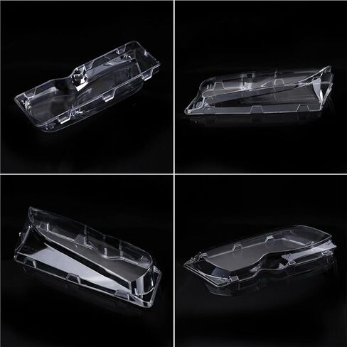 2 قطعة سيارة العلوي واضح غطاء للعدسات متوافق ل E46 4D 320i/325i/325xi/330i/330xi 02 ‑ 05 63126924043 63126924044 اكسسوارات السيارات in Saudi Arabia