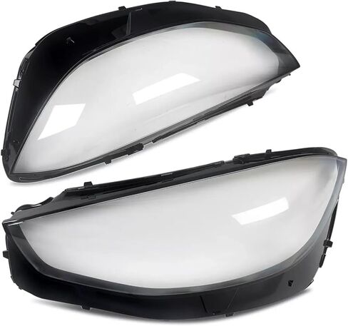 متوافق لمرسيدس بنز S فئة غطاء مصباح W223 V223 S450 S500 S560 S600L 2021-2023 كشافات عاكس الضوء عدسة المصباح الأمامي غطاء قذيفة in Saudi Arabia