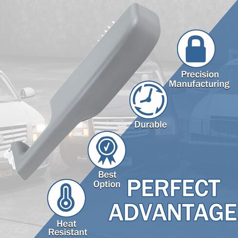 Qagea Front Door Armrest Handle Replacement Compatible with 1999-2006 Chevy Suburban/Tahoe, GMC Yukon/Avalanche, Cadillac Escalade, Replaces 12472876 (Right Passenger Side, Dark Gray) in Saudi Arabia