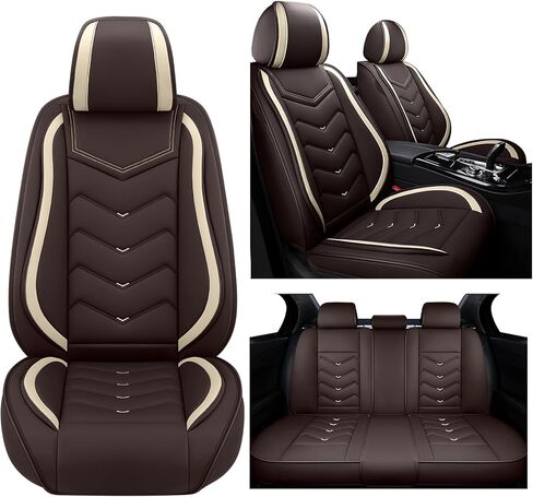 Car Seat Covers for RAM ProMaster 2500 2014-2025, Waterproof Nappa Leather Seat Cover, Anti-Slip Car Seat Covers, Airbag Compatible, Seat Covers Front Sets.(2 Seats/Pure Black) in Saudi Arabia