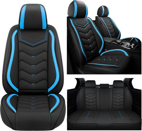 Car Seat Covers for RAM ProMaster 2500 2014-2025, Waterproof Nappa Leather Seat Cover, Anti-Slip Car Seat Covers, Airbag Compatible, Seat Covers Front Sets.(2 Seats/Pure Black) in Saudi Arabia