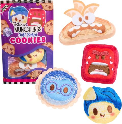 Disney Munchlings Snack Pack Plush Gourmet Cookies, Collectible Munchlings Plush, for Boys and Girls, Ages 2 and Up in Saudi Arabia