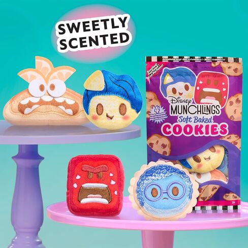 Disney Munchlings Snack Pack Plush Gourmet Cookies, Collectible Munchlings Plush, for Boys and Girls, Ages 2 and Up in Saudi Arabia