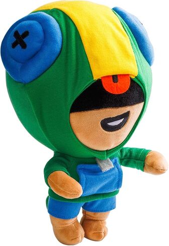 P.M.I. Brawl Stars Plush | 8-Inch Soft & Huggable Stuffed Toy | Collectible Plushie of Leon, El Primo, Colt, or Spike Mystery Pack at Random | Official Licensed Brawler Plush for Fans & Kids in Saudi Arabia