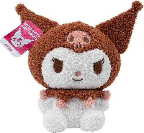 Hello Kitty & Friends 8 Inch Kuromi Ultra Soft Plush - Officially Licensed - Authentic 2025 Limited Edition Collectible Stuffed Animal Toy - Stocking Stuffer Gift for Girls, Boys, Kids & Sanrio Fans in Saudi Arabia