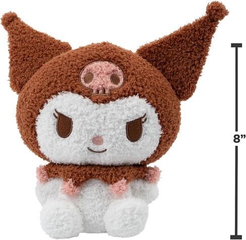 Hello Kitty & Friends 8 Inch Kuromi Ultra Soft Plush - Officially Licensed - Authentic 2025 Limited Edition Collectible Stuffed Animal Toy - Stocking Stuffer Gift for Girls, Boys, Kids & Sanrio Fans in Saudi Arabia