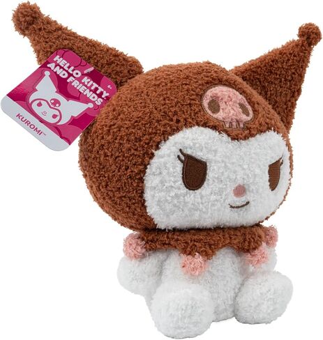 Hello Kitty & Friends 8 Inch Kuromi Ultra Soft Plush - Officially Licensed - Authentic 2025 Limited Edition Collectible Stuffed Animal Toy - Stocking Stuffer Gift for Girls, Boys, Kids & Sanrio Fans in Saudi Arabia