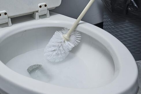 Superio Toilet Brush, Toilet Bowl Cleaning System with Scrubbing Wand, Under Rim Lip Brush for Bathroom in Saudi Arabia
