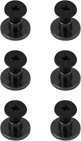 20sets DIY Brass Flat Head Belt Strap Rivets + Screw for Luggage Leather Craft 5mm Rivets Strap Handle Bag Accessories (5mm) in Saudi Arabia